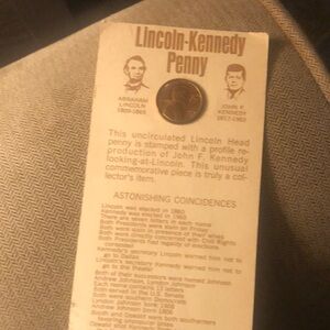 Lincoln-Kennedy Penny Collectible- 1973